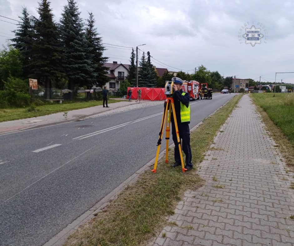 Śmiertelny wypadek w Kłobucku. Nie żyje 18-latka 2