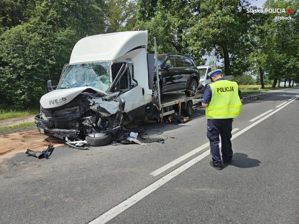 Dwa poważne wypadki w powiecie kłobuckim. Jeden z nich był śmiertelny 5